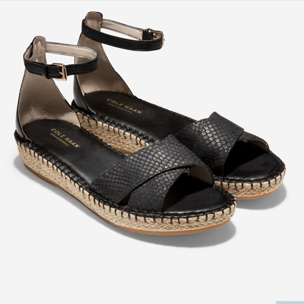 NWT Cole Haan Cloudfeel Espadrille Sandals